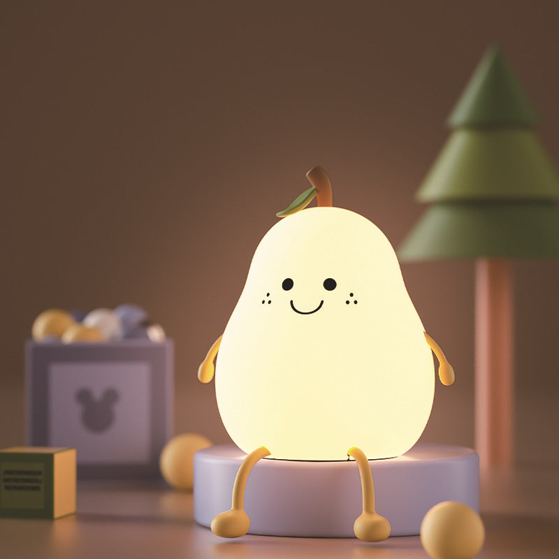 Creative Colorful Pear Duck Pear Night Light