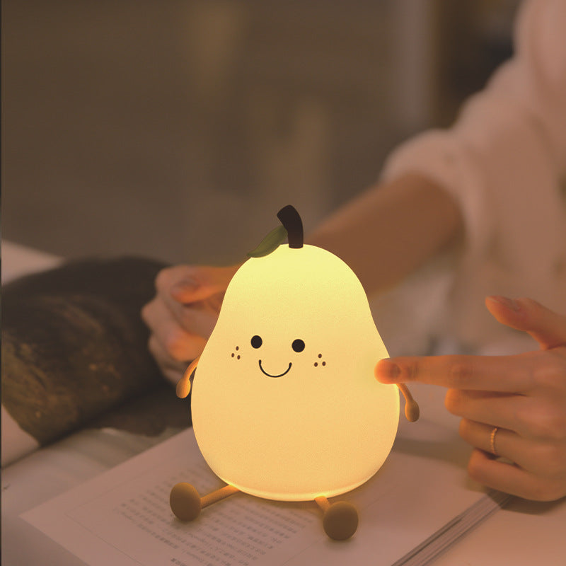 Creative Colorful Pear Duck Pear Night Light