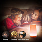 Wood grain remote control touch night light