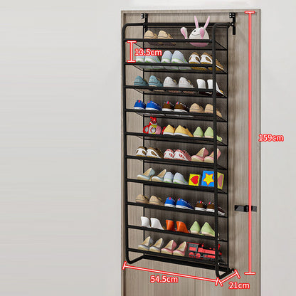 dormitory door multilayer assembly shoe rack