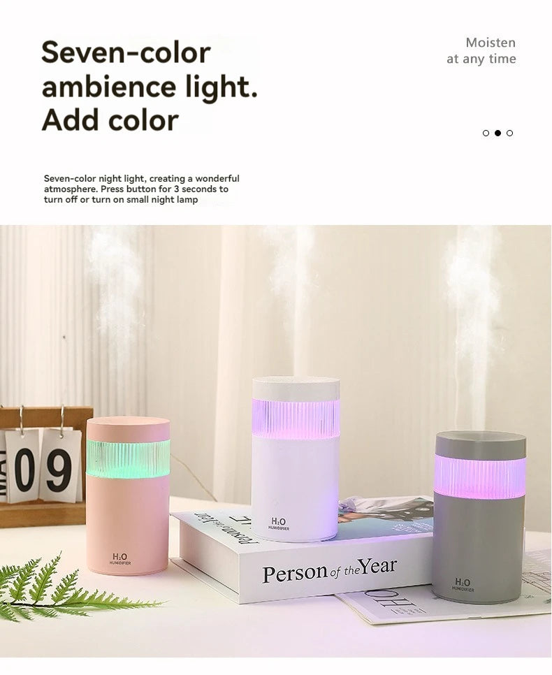 New Small Mini Desktop USB Humidifier Atomizer Household Car Water Replenisher Small Night Light