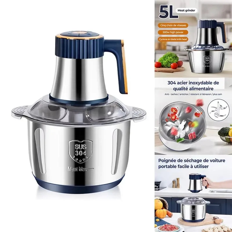 Electric Meat Grinder Chopper Stainless Steel Kitchen Machines