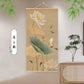 Lotus hanging painting, attracting wealth, getting rich, tea room living room decoration painting, home feng shui decoration