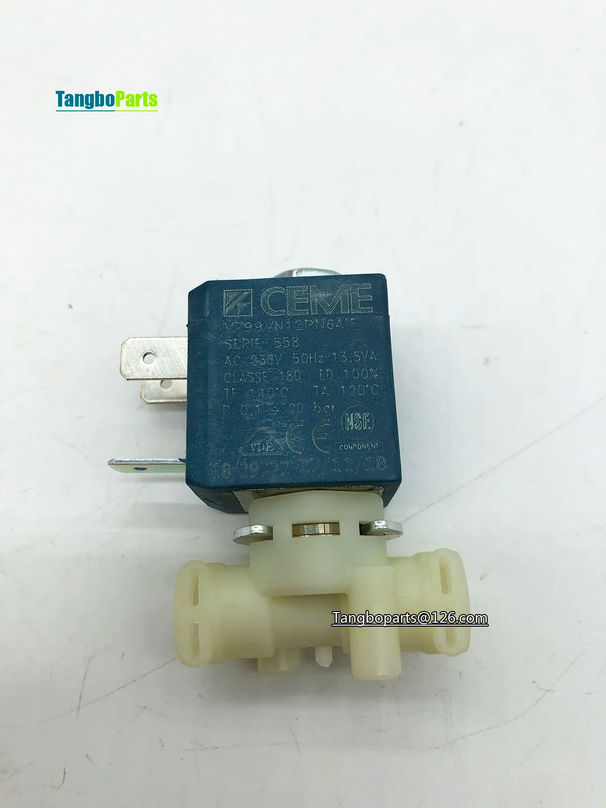 AC220V SERIE 558 0.1-20bar V799VN12PN6AIF V799 Solenoid Valve For Espresso Machine Steam Cleaning Machiine