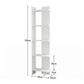 5 tier corner storage bookshelf shelving unit 45cm