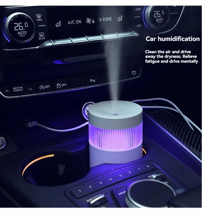 New Small Mini Desktop USB Humidifier Atomizer Household Car Water Replenisher Small Night Light