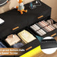 12 Drawers Dresser w/Power Outlet,60000-Colors Lights,63In Long Dresser Chest for Bedroom,Wooden Tall  Storage Cabinet