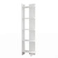 5 tier corner storage bookshelf shelving unit 45cm