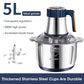 Electric Meat Grinder Chopper Stainless Steel Kitchen Machines