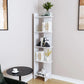 5 tier corner storage bookshelf shelving unit 45cm