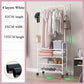 Cloth Storage Rack Floor Standing Shelf Hook Shoe Rack Coat Hanger Coat Racks Stand Bag Hat Storage Organizer Home Organizer