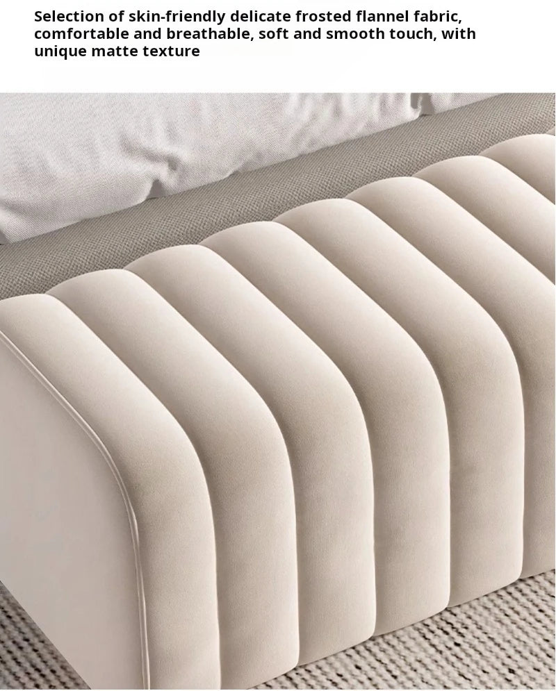 Modern shoe bench entrance Low stool hotel rests feet Sofa chair bedroom velvet bed end soft sofa bench design ottoman furniture