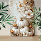 1PC Charming Pumpkin Floral Metal Sign for Thanksgiving Autumn Decor Perfect for Home  Bar Decor Easy To Hang Weather Resistant