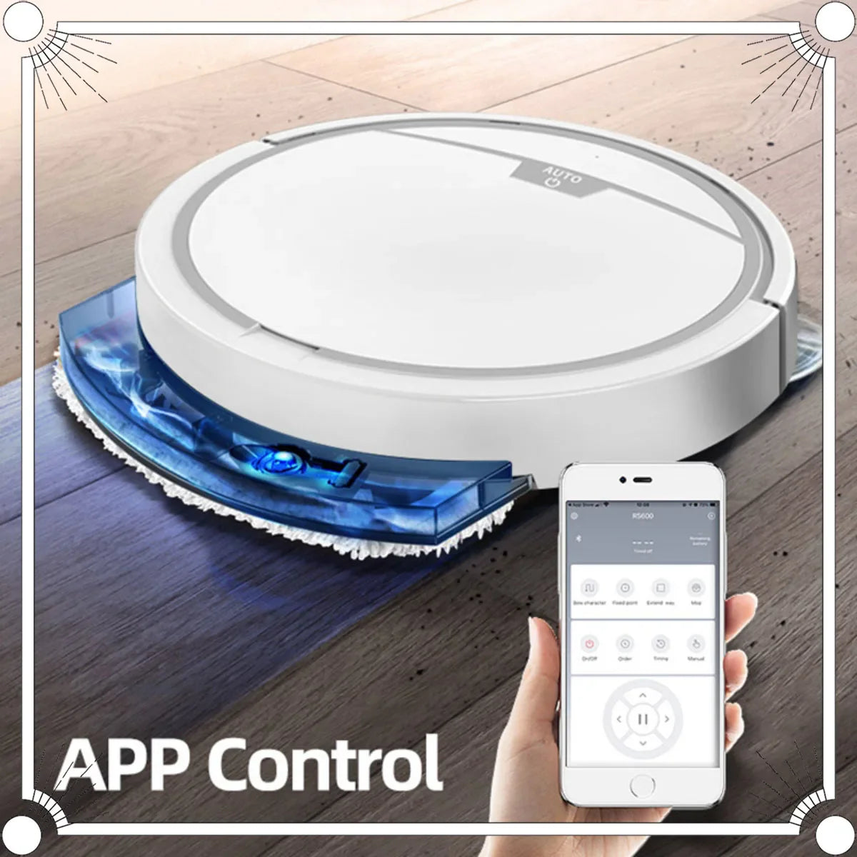 Automatic App Control Vacuum Cleaner Household Floor Sweeper