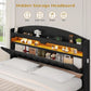 floating bed frame king size